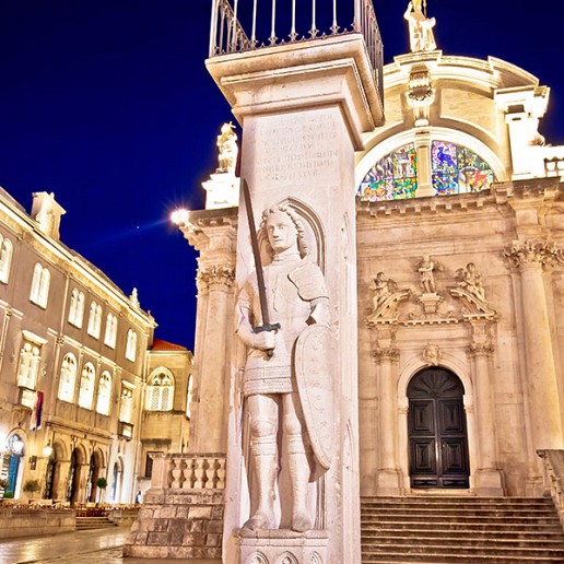 Orlando’s Column in Dubrovnik